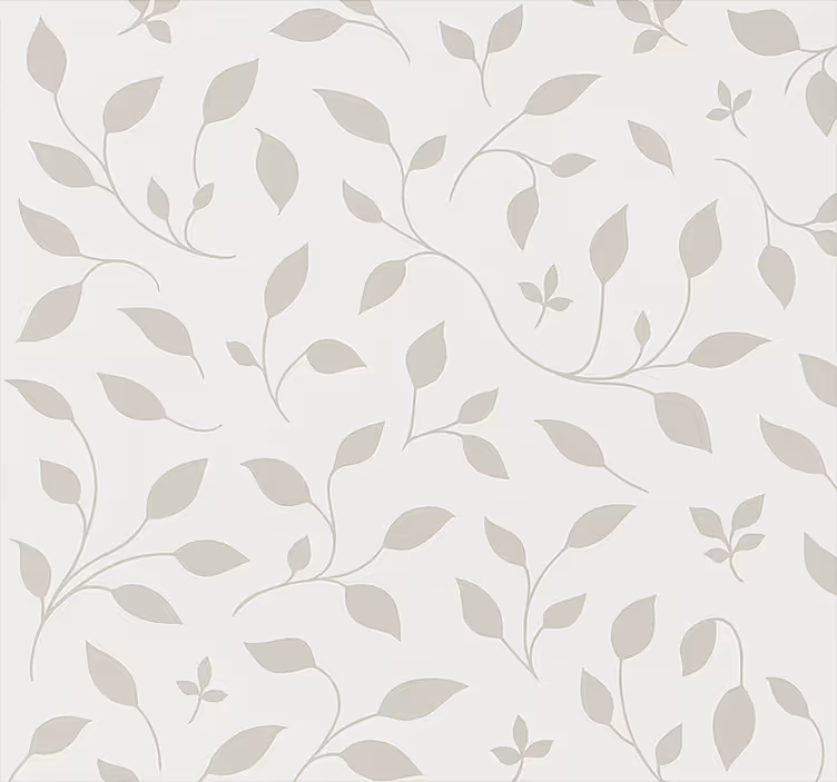 Nordic wallpaper calming leaf floral design - TenStickers
