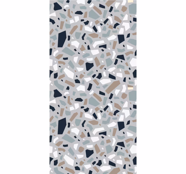 Textured wallpaper in abstract terrazzo pattern - TenStickers