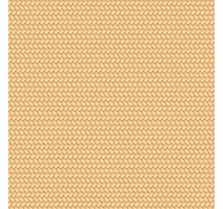 Living area wallpaper wicker weave design - TenStickers