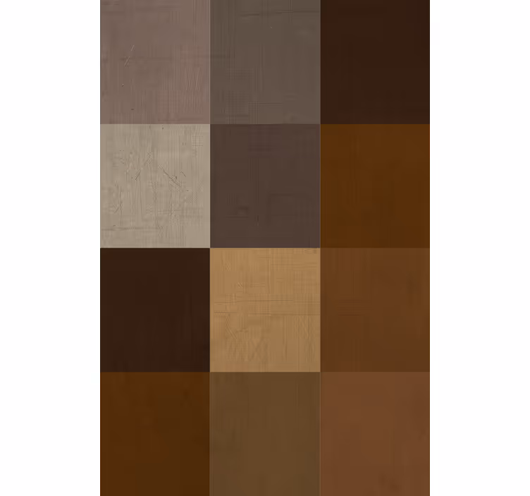 Living area wallpaper patchwork pattern design - TenStickers
