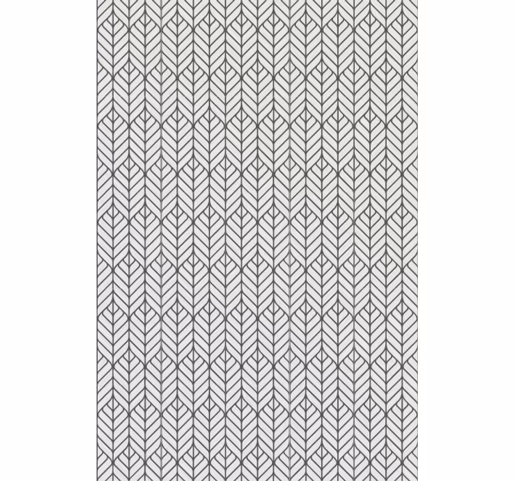 Wallpaper office elegant leaf blinds - TenStickers