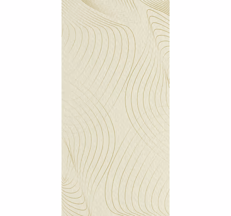 Living area wallpaper with gentle wave patterns - TenStickers