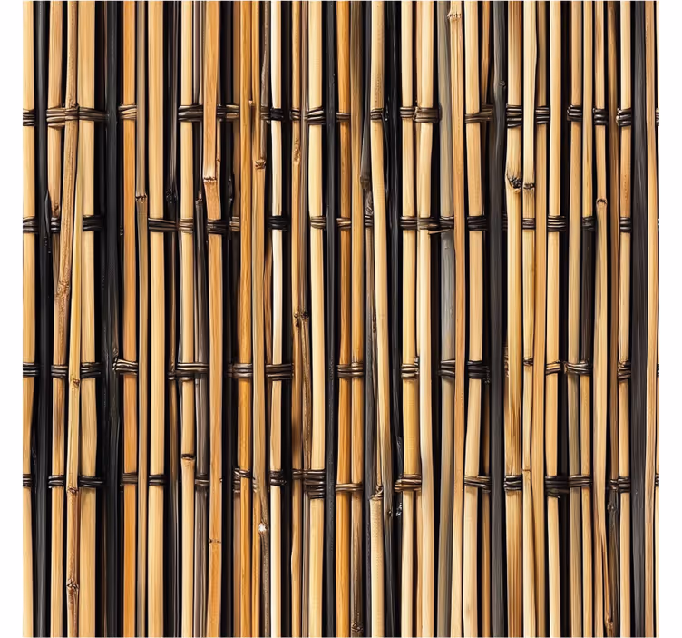 Kitchen wallpaper with wood texture design - TenStickers