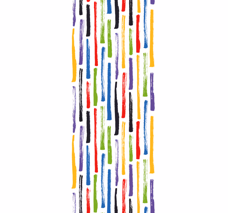 Contemporary wallpaper in vibrant hues - TenStickers