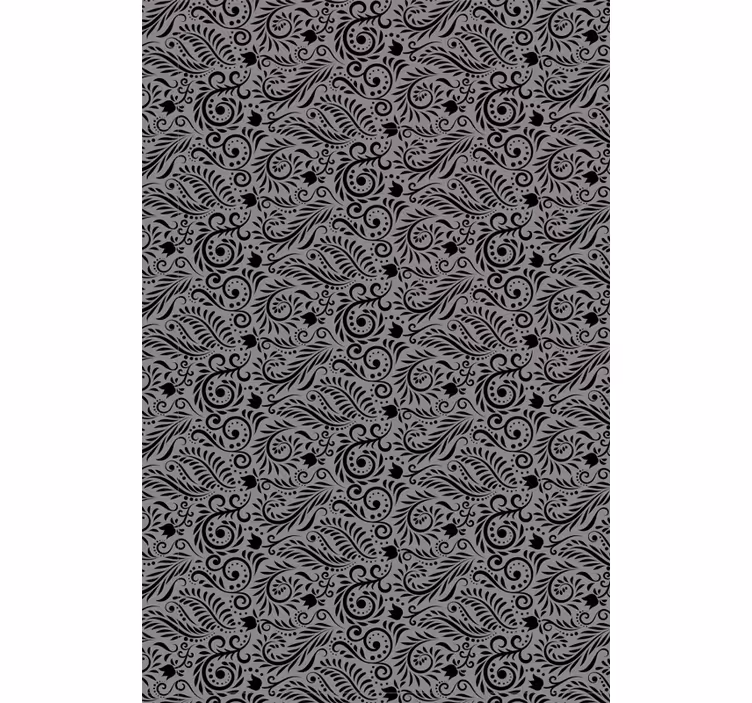 Contemporary wallpaper with elegant swirl patterns - TenStickers