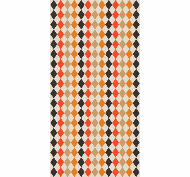 Contemporary wallpaper in diamond shape design - TenStickers