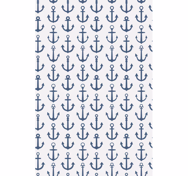 Contemporary wallpaper hampton style anchor set - TenStickers