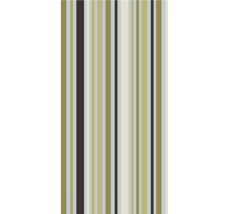 Contemporary wallpaper in shades of green lines - TenStickers