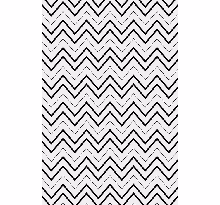 Contemporary wallpaper geometric zigzag design - TenStickers