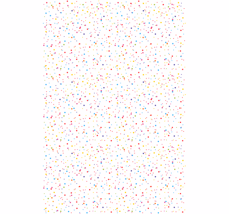 Contemporary wallpaper vibrant dot pattern - TenStickers
