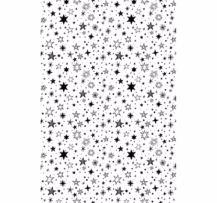 Wallpaper teenage bedroom starry night design - TenStickers