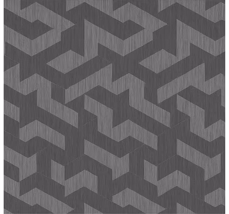 Wallpaper teenage bedroom geometric dark shapes - TenStickers