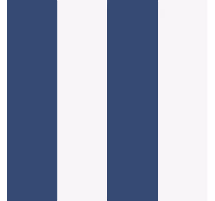 Master bedroom wallpaper classic nautical stripe - TenStickers