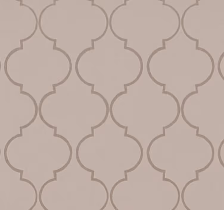 Master bedroom wallpaper taupe linen texture effect - TenStickers