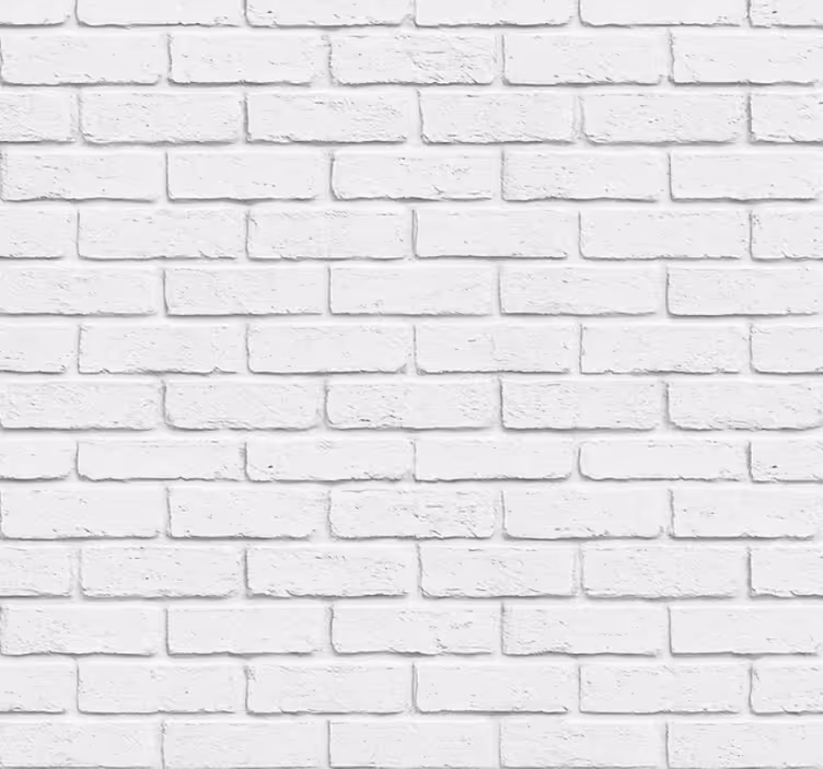 Living area wallpaper white stone finish - TenStickers