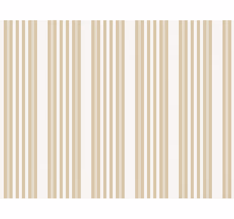 Vega beige striped pattern living area wallpaper - TenStickers