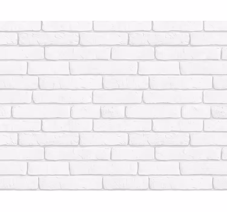 Living area wallpaper white stone finish - TenStickers
