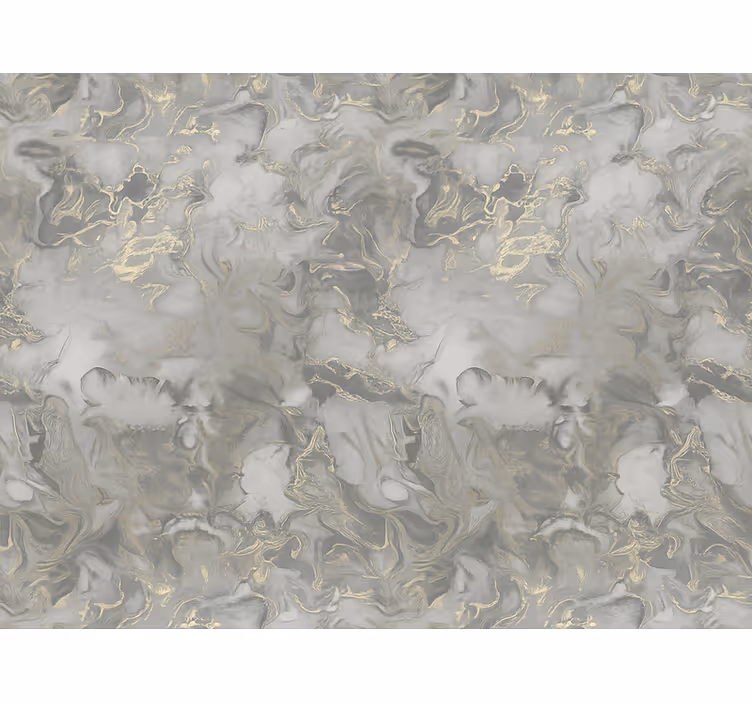 Master bedroom wallpaper grey liquid marble metallic - TenStickers