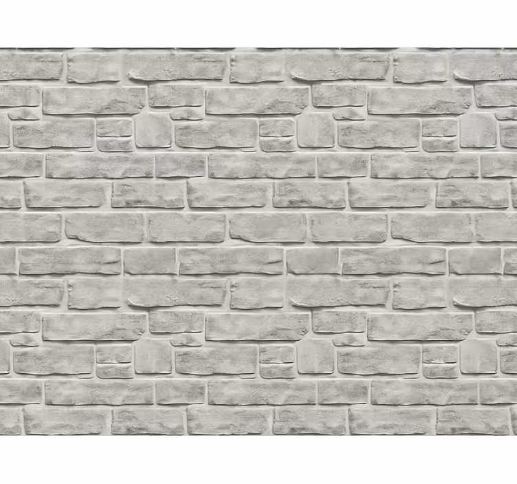 Living area wallpaper realistic grey stone effect - TenStickers