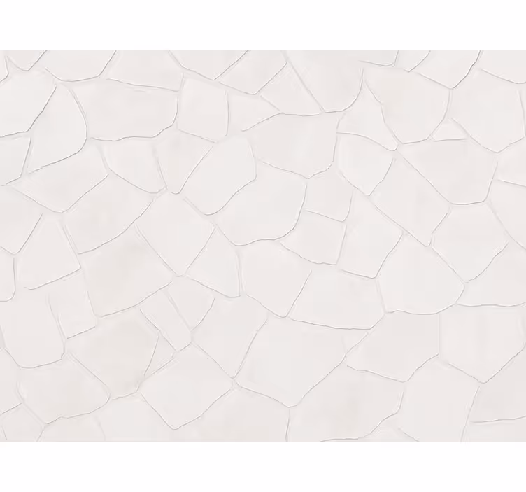 Living area wallpaper white stone washed wall - TenStickers