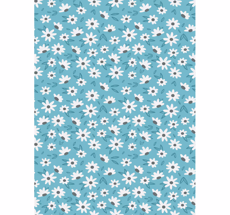 Floral wallpaper "granny chic" blooms - TenStickers