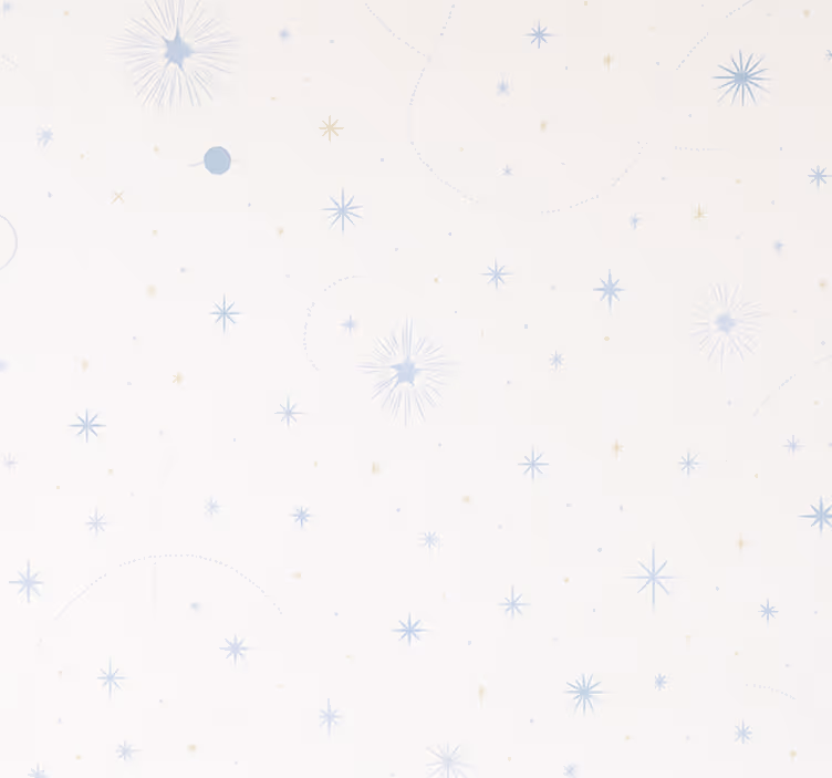 Celestial starburst dream wall paper in bedroom - TenStickers