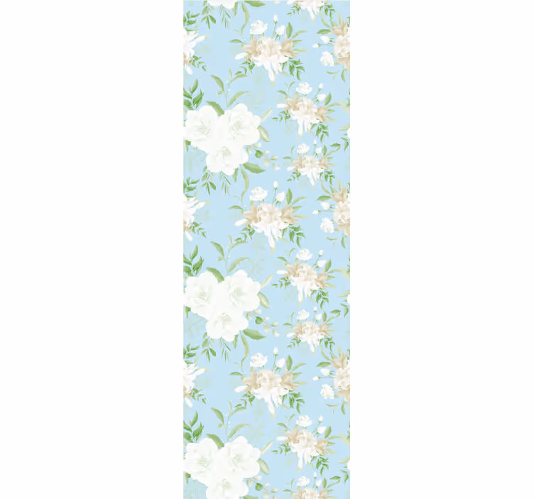 Wild floral grandmillenial style wall paper in bedroom - TenStickers