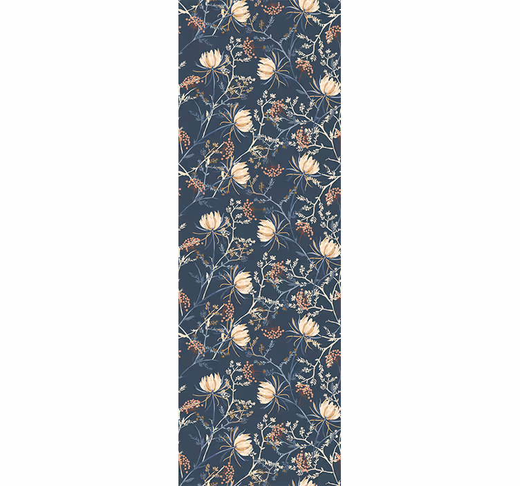 Restore midnight style wall paper in bedroom - TenStickers