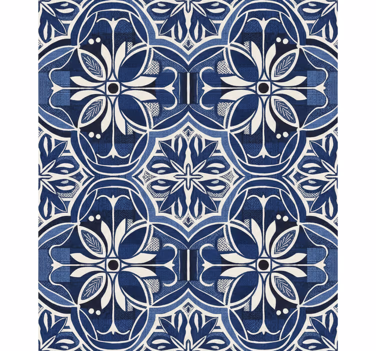 Navy blue wallpaper navy fabric design pattern - TenStickers
