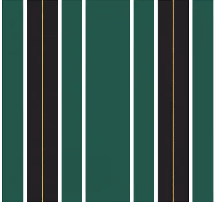 Wallpaper vertically striped green and black - TenStickers