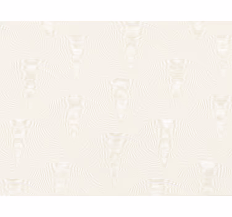 Wallpaper striped warm white overlapping arcs - TenStickers