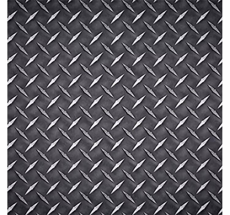 Metal effect wallpaper decorative vinyl metal lack - TenStickers