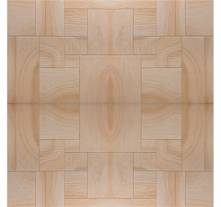 Rustic wallpaper light brown wood design - TenStickers