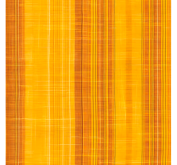 Yellow wallpaper with stripy sunflower patterns - TenStickers