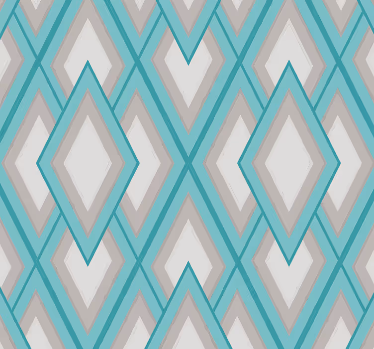 Triangle Wallpaper with geometric patterns - TenStickers