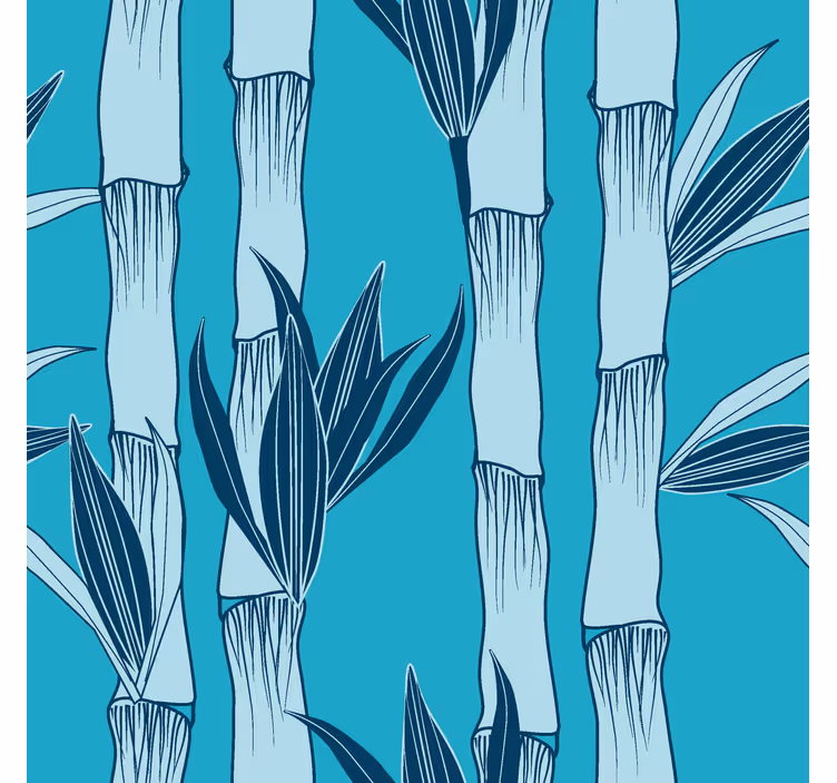 Botanical Stems leaves wallpaper - TenStickers