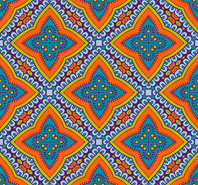 Geometric Pattern Decor wallpaper geometric - TenStickers