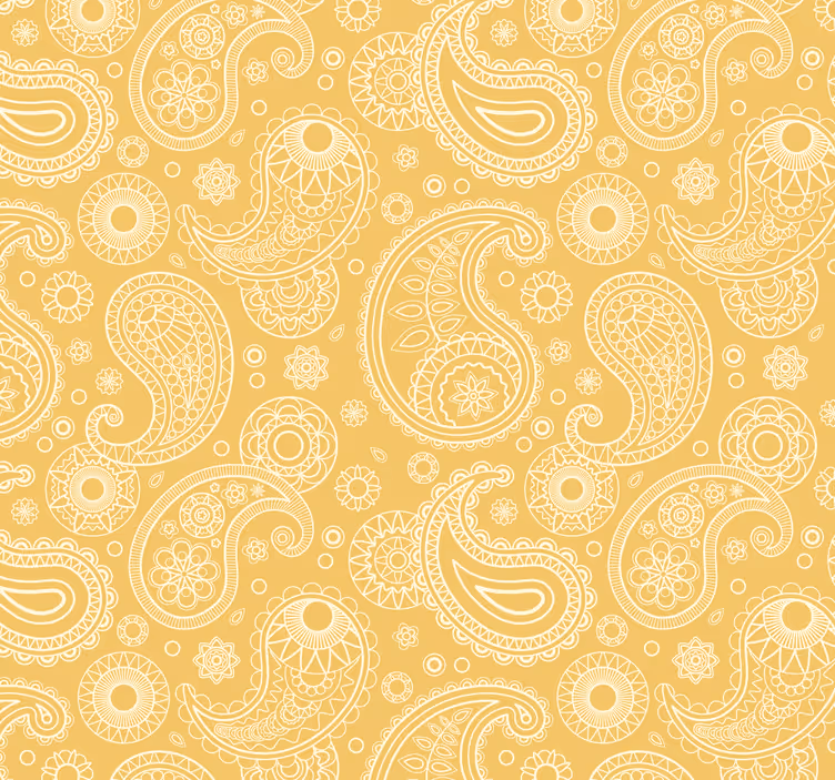 Arabic paisley style Ornamental Wallpaper - TenStickers