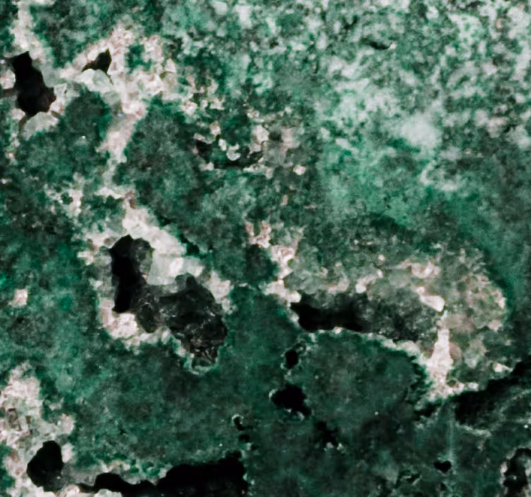 Lush Green Texture marble effect wallpaper - TenStickers