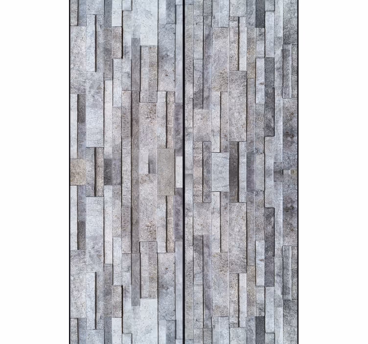 Geometric Stone Mosaic wallpaper stones - TenStickers