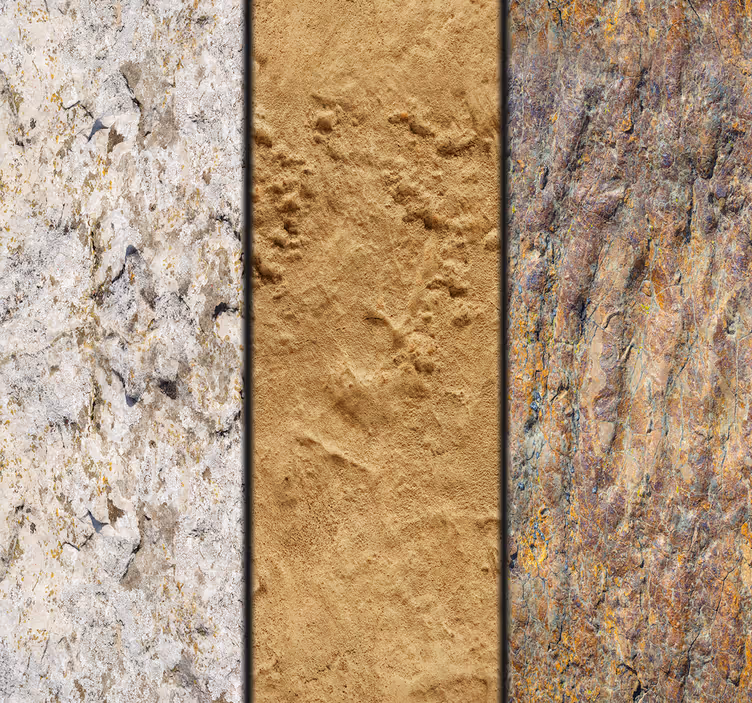 Stone Cave Modern Wallpaper - TenStickers