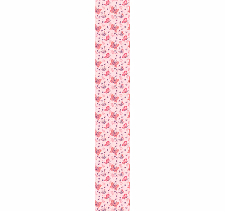 Butterfly Garden Motif butterflies wallpaper - TenStickers