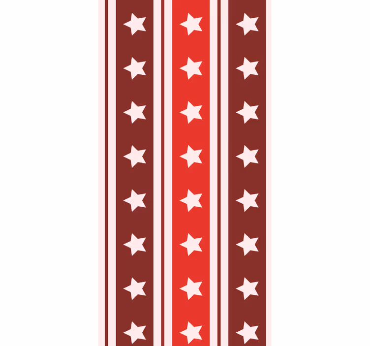 Striped Starry Pattern wallpaper vertically striped - TenStickers