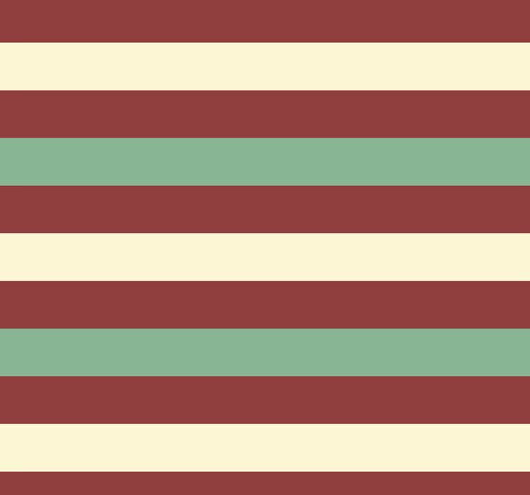 Striped Pattern Design wallpaper horizontal stripes - TenStickers