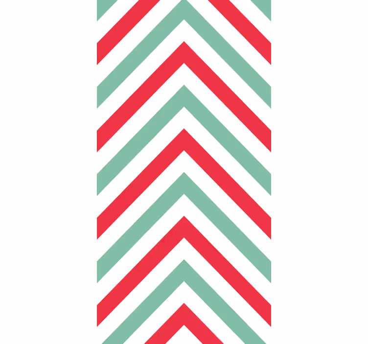 Chevron Zigzag Pattern wallpaper geometric - TenStickers