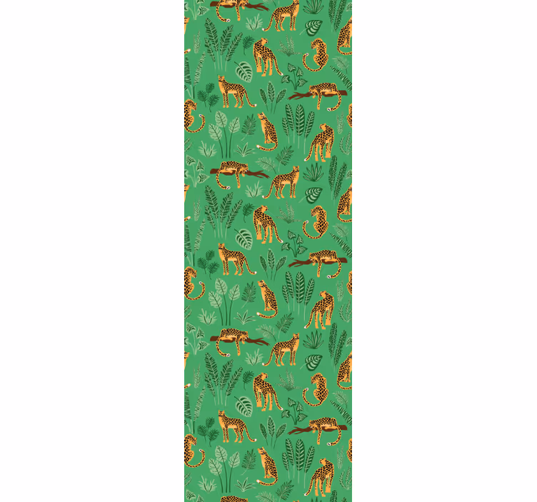 Safari Fauna Motif animals wallpaper - TenStickers