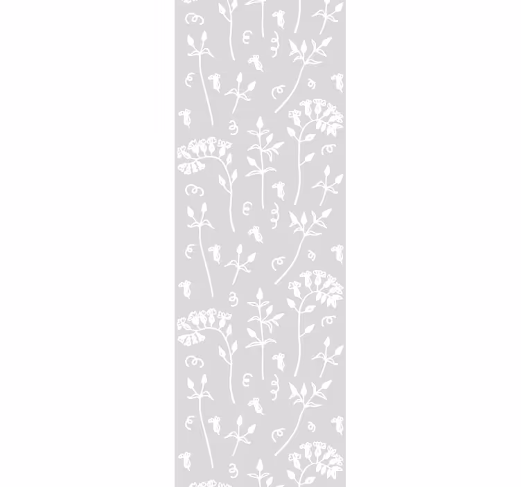 Floral Botanical flowers wallpaper - TenStickers