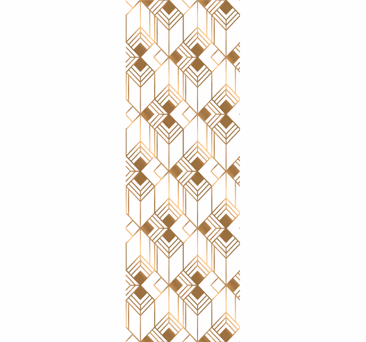 Cubist Symmetry wallpaper geometric - TenStickers