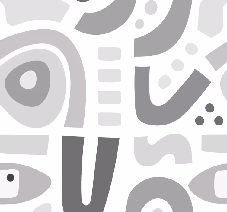 Abstract Geometric Forms wallpaper geometric - TenStickers