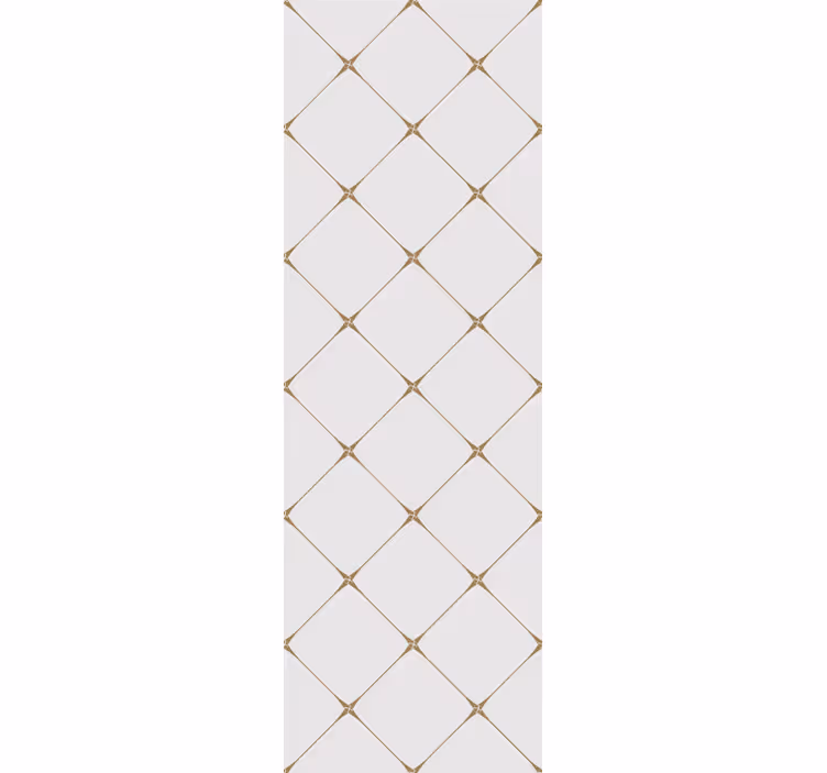 Geometric Diamond Lines wallpaper squares - TenStickers